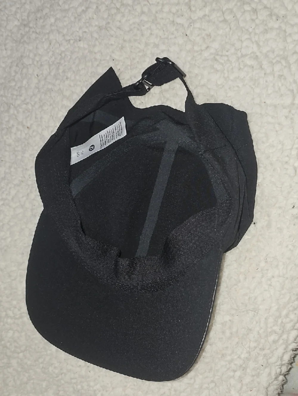 Lululemon Womens Black Nwots Black Active Cap!! O/S, Great Condition
